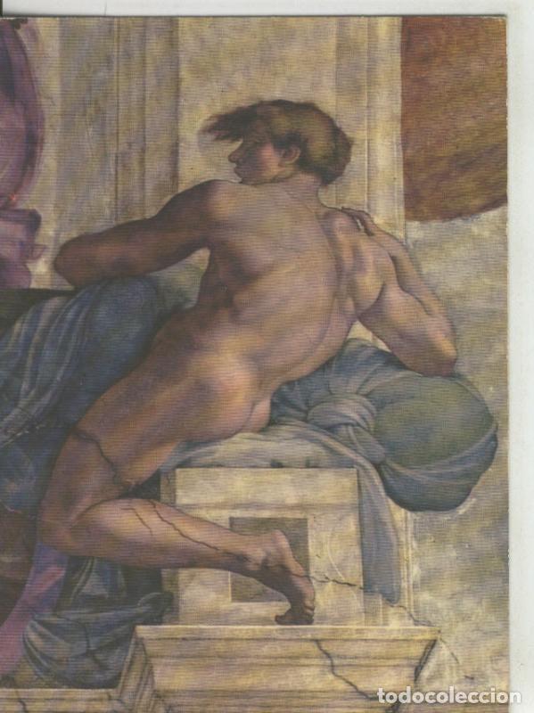 Cartoline: Postal 008301: Figura decorativa enl la capilla sixtina en Roma - Varios
