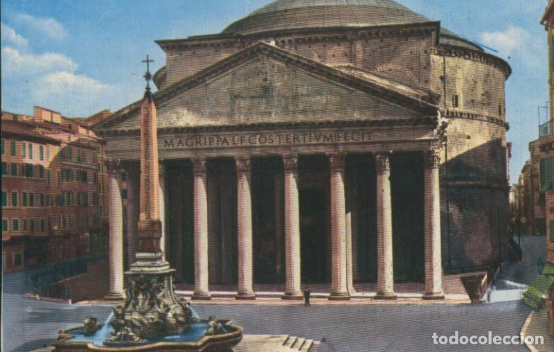 Postales: Postal 008188: Le Pantheon en Roma - Varios