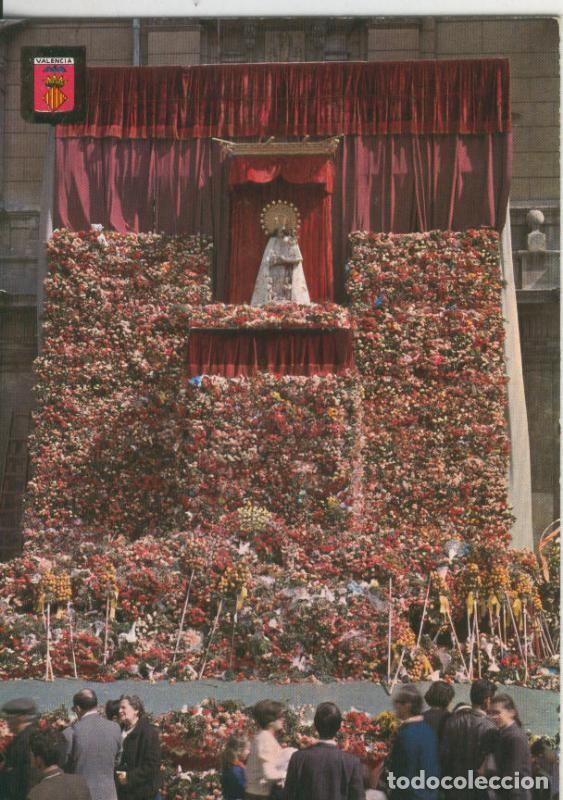 Postais: Postal 008248: Ofrenda de flores a la Virgen en Valencia - Varios