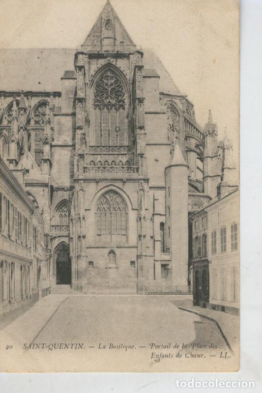 Postais: Postal 008556: Saint-Quentin, La Basilique - Varios
