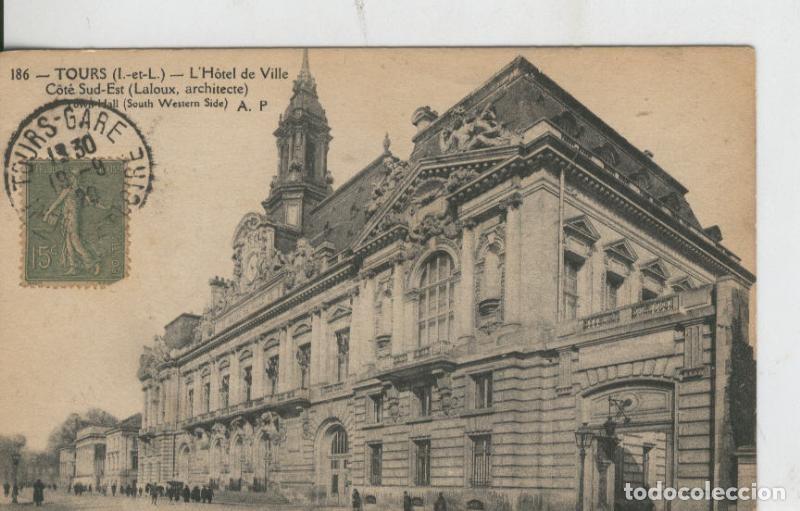 Postkarten: Postal 008609: Tours, Hotel de ville - Varios