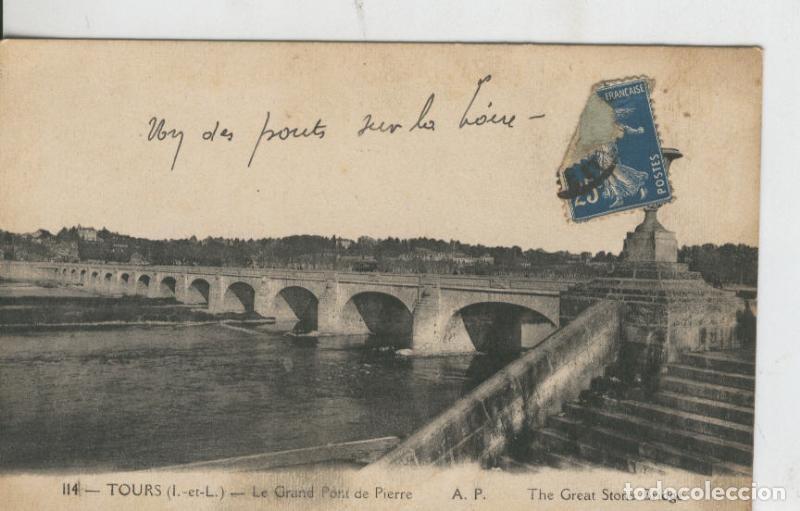 Postkarten: Postal 008577: Tours, Le Grand Port de Pierre - Varios