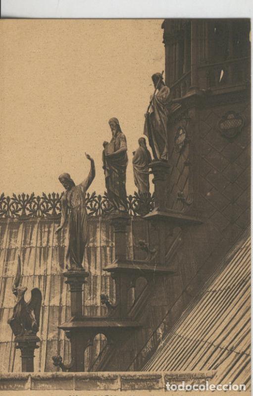 Postkarten: Postal 009067: Paris, Notre Dame, contrefort de la Fleche, Evangelistes et Apotres - Varios