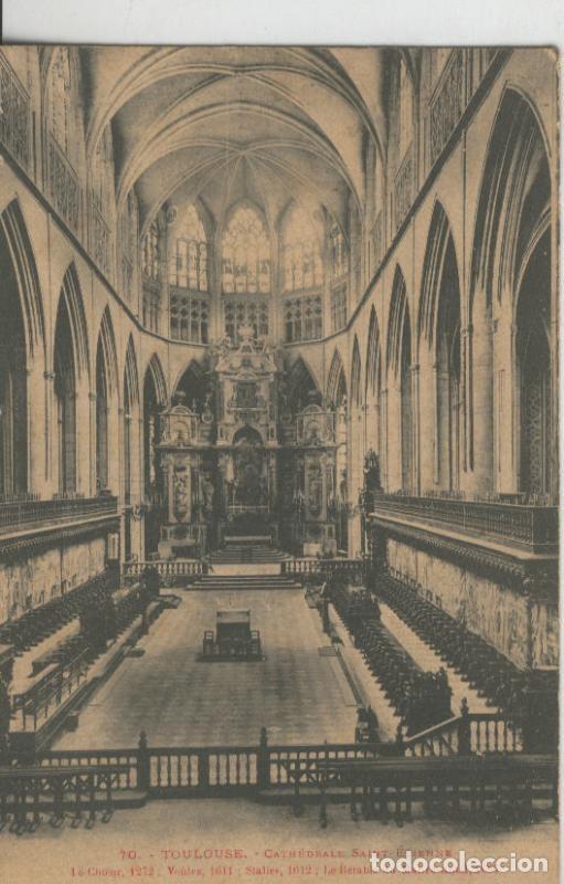 Postcards: Postal 009075: Toulouse, Cathedrale Saint Etienne - Varios