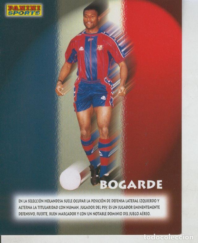 Postales: Ficha Postal Panini Sport: Bogarde - Varios - Foto 1