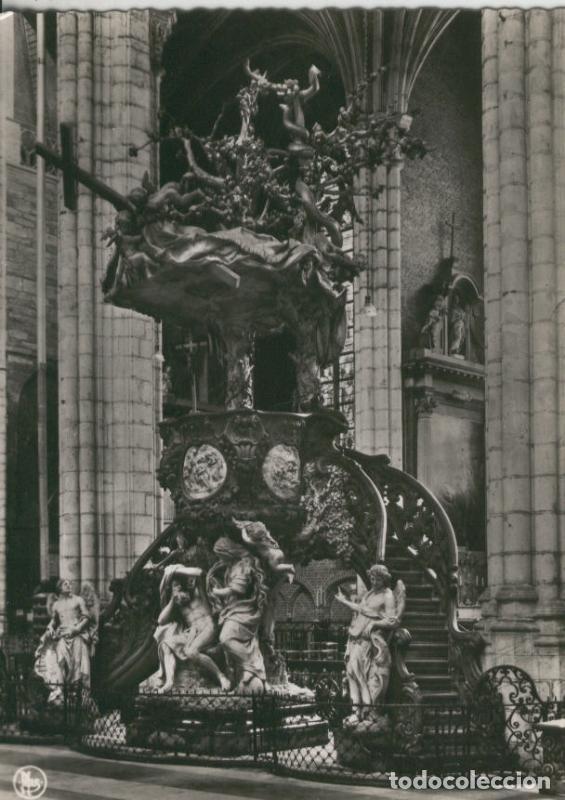 Cartoline: Postal 009958: Pulpito iglesia St. Bavon en Gand, Francvia - Varios