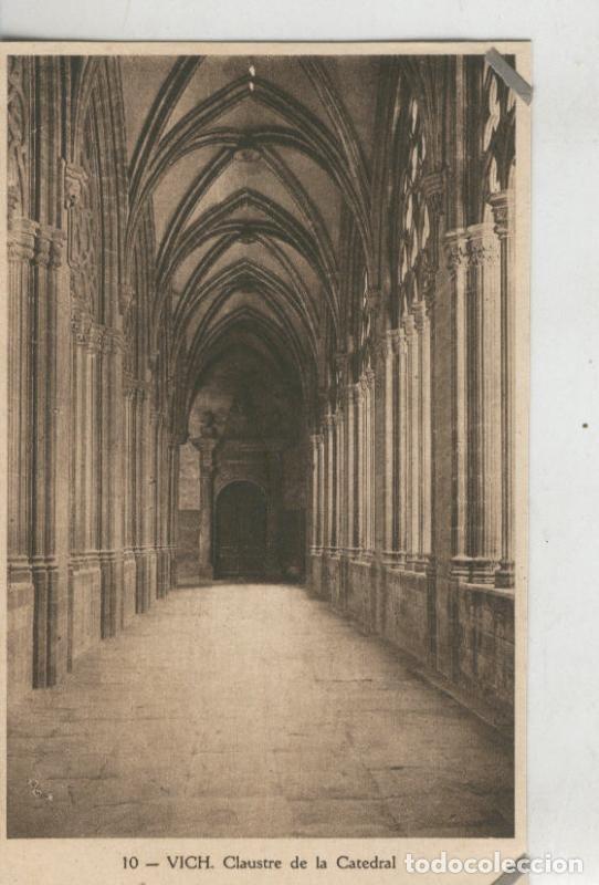 Postales: Postal 010188: Vich: claustro de la catedral - Varios - Foto 1