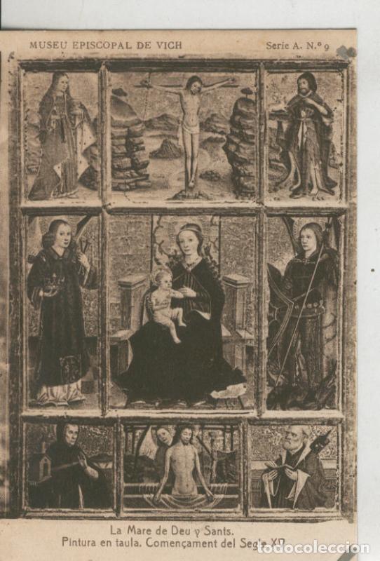 Postcards: Postal 010224: Vich: museo episcopal: La mare de Deu Sants - Varios