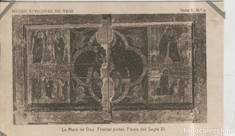 Postcards: Postal 010238: Vich: museo episcopal: La mare de Deu, frontal pintat - Varios