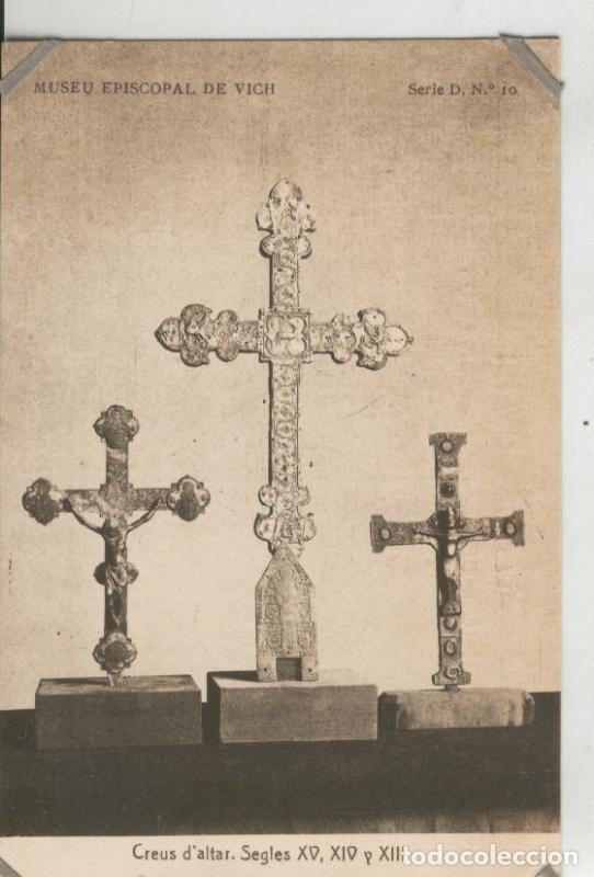 Postais: Postal 010228: Vich: museo episcopal: Creus del Altar - Varios