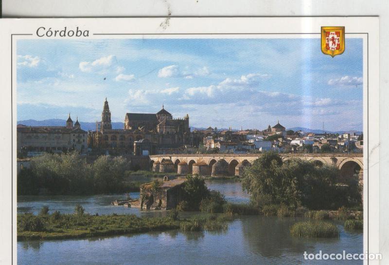 Postales: Postal 010432: Vista panoramica, puente romano y mezquita, catedra al fondo de Cordoba - Varios
