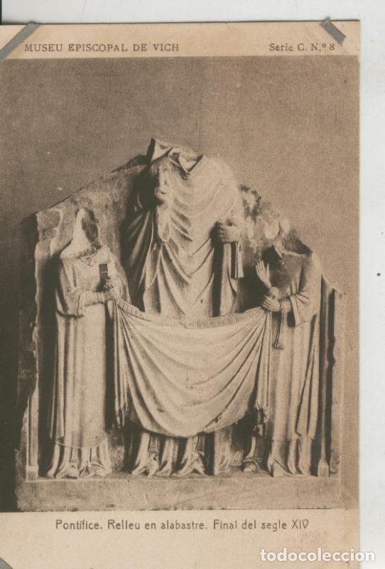 Postcards: Postal 010192: Vich: museo episcopal: pontifice, en alabastre - Varios