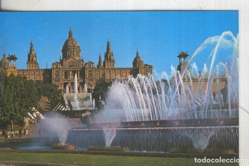 Postales: Postal 005971 : Fuente y Palacion Nacional Montjuich, Barcelona - Varios