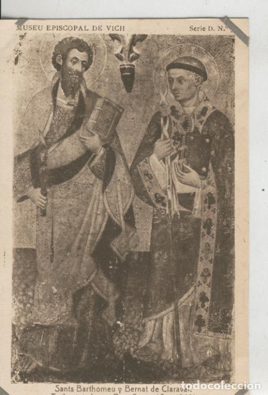 Postkarten: Postal 010231: Vich: museo episcopal: San Bartolome y Bernat de Claraval - Varios