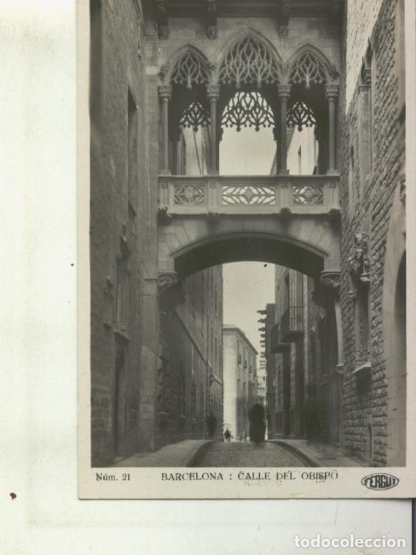Postais: Postal 010450: Calle del Obispo en el barrio gotico de Barcelona - Varios