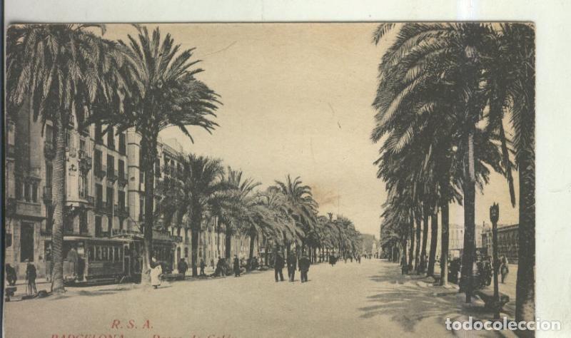 Cartoline: Postal 010541: Paseo de Colon de Barcelona - Varios