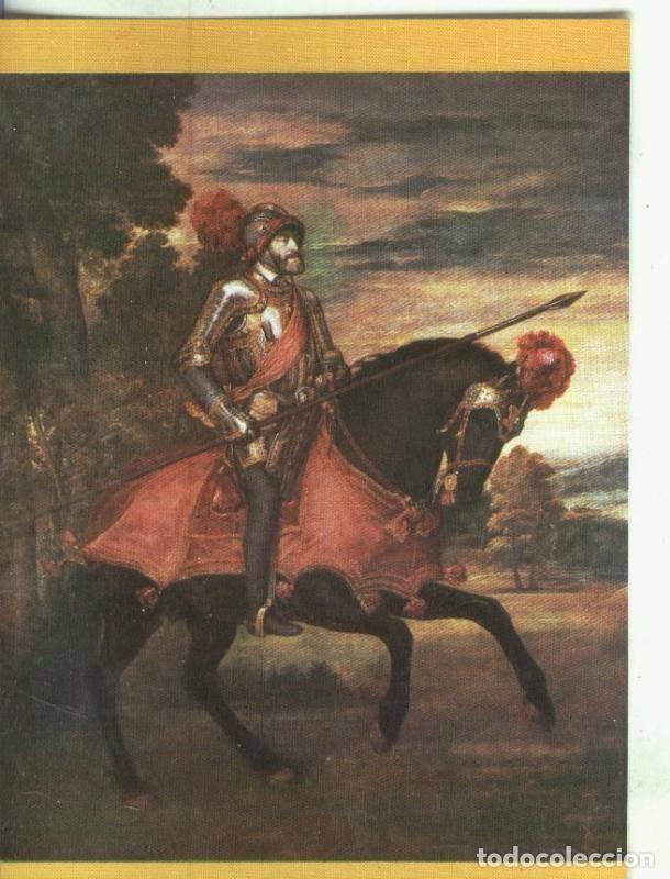 Postais: Postal 000786: Escuela Italiana: Tiziano: El emperador Carlos V a caballo - Varios