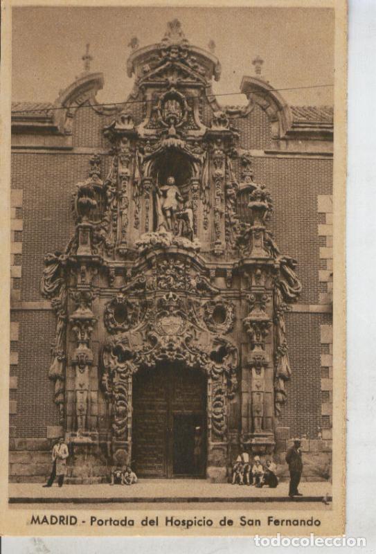 Postais: Postal 010858: Portada del Hospicio de San Fernando en Madrid - Varios