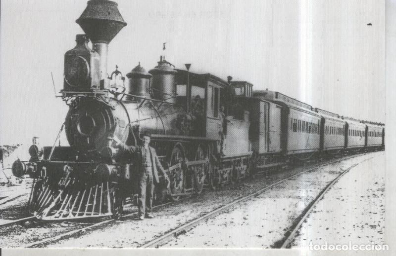 Postkarten: Postal 010907: Tren de viajero en la estacion de Blanes en 1900 - Varios