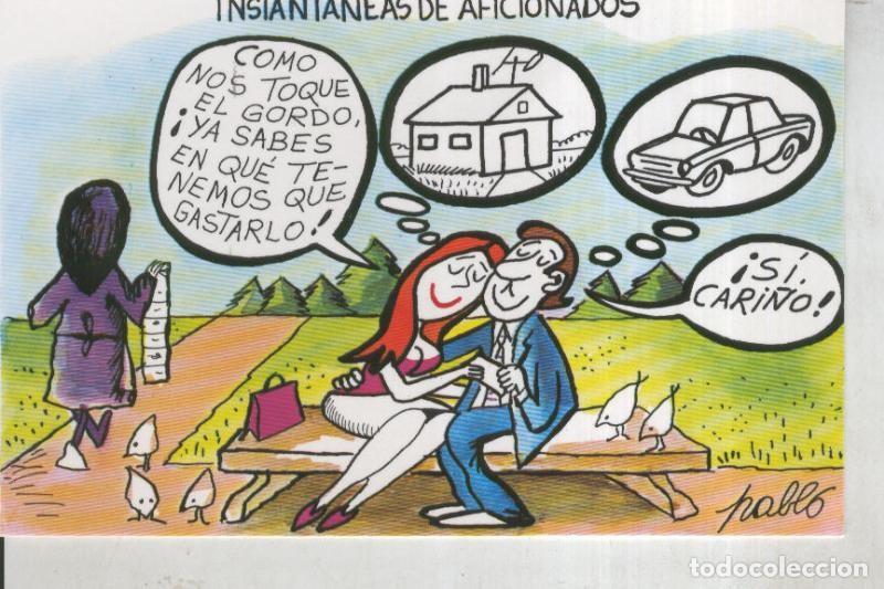 Cartoline: Postal 011055: Loteria Nacional: Dibujos humoristicos de Pablo - Varios