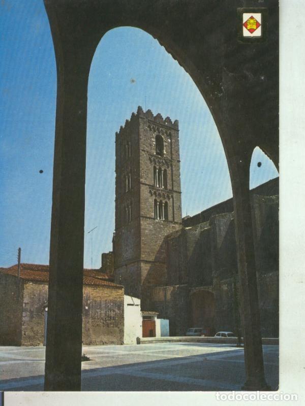 Cartes Postales: Postal 011455: Torre campanario de la iglesia de Castello de Ampurias,Gerona - Varios