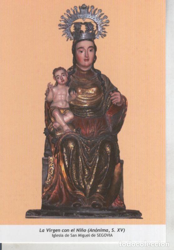 Postales: Postal 011795: Virgen Ntra Sra con el Ni&ntilde;o, Iglesia de San Miguel de Segovia - Varios