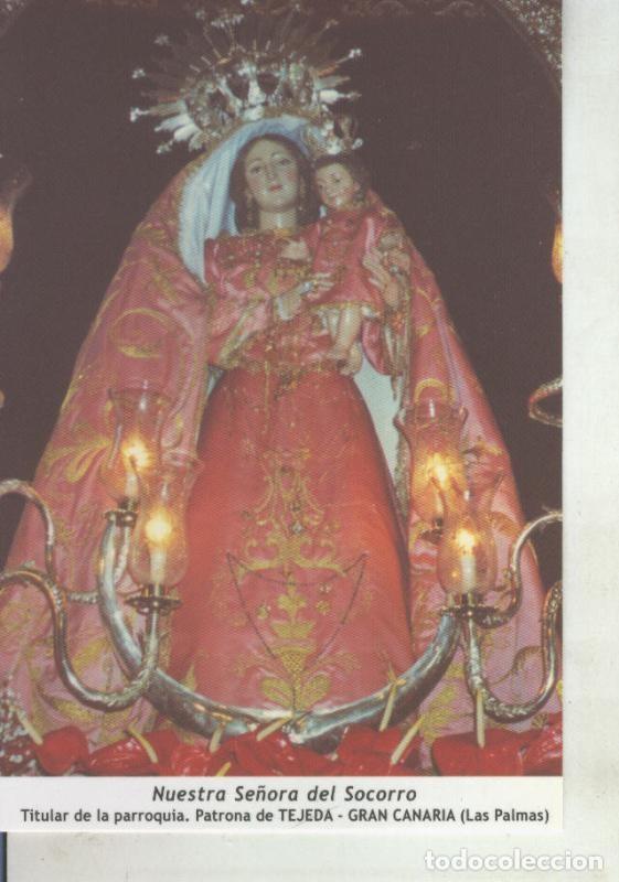 Postales: Postal 011661: Virgen Ntra Sra del Socorro, patrona de Tejeda, Gran Canaria - Varios