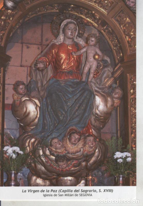 Postcards: Postal 011794: Virgen Ntra Sra de la Paz , Iglesia de San Millan de Segovia - Varios