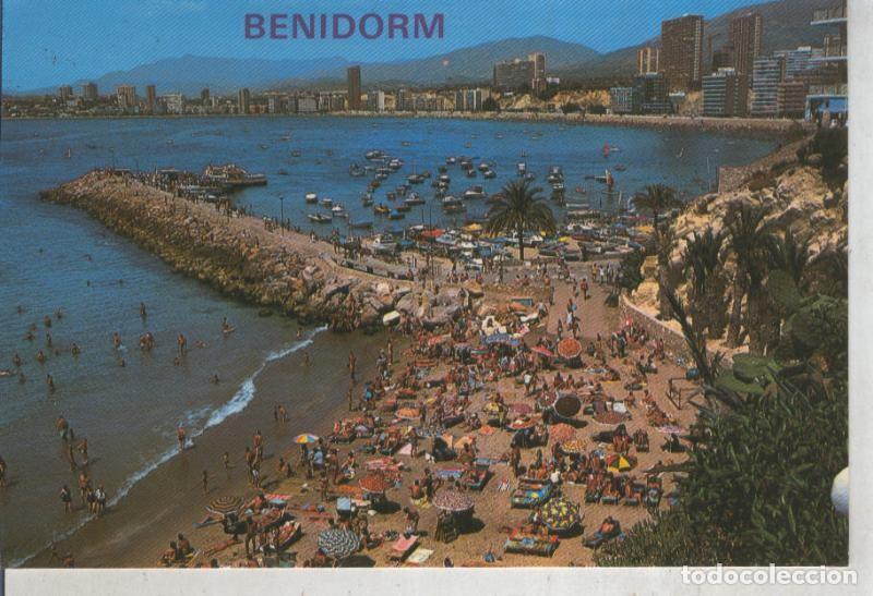 Postales: Postal 011950: Puerto y Playa Poniente de Benidorm,alicante - Varios