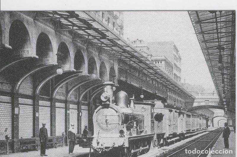 Postais: Postal 012356: Apeadero del paseo de Gracia (Barcelona) - Varios