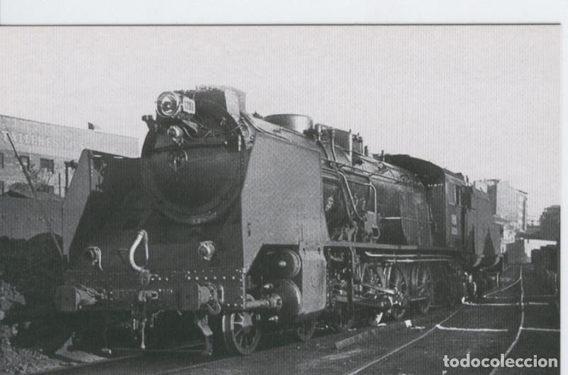 Postkarten: Postal 012373: Locomotora de vapor 240-2471/2717 en Zaragoza, a&ntilde;os sesenta - Varios