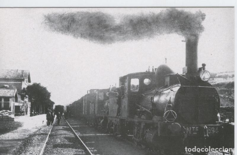 Postais: Postal 012268: Locomotoras de Vapor Norte 1694 en la estacion de Granollers en 1910 - Varios
