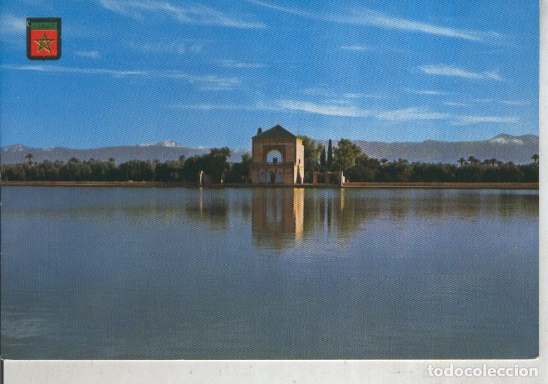 Postales: Postal 012073: Estanque y pabellon de la Menara en Marrakech, Marruecos - Varios