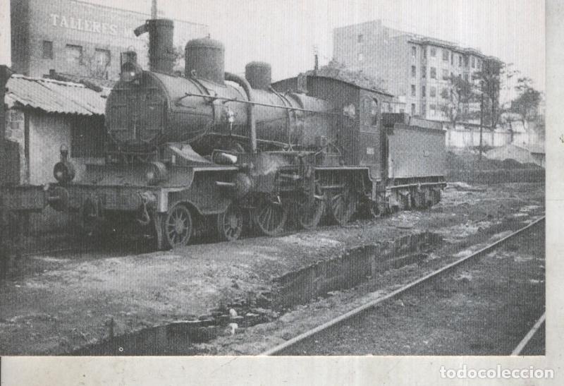 Postais: Postal 012532: Locomotora de Vapor 230-4051, zaragoza a&ntilde;os sesenta - Varios