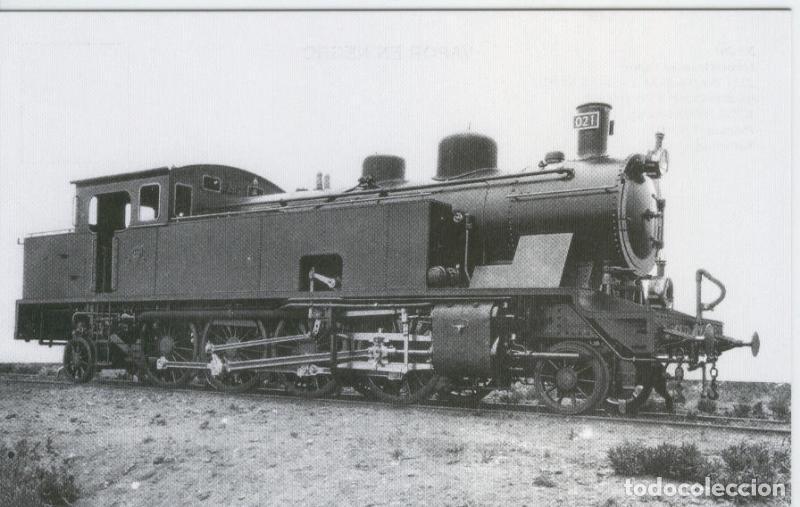 Postais: Postal 012469: Locomotora de vapor 141-0201 (ex Baza a Guadix numero 021) - Varios