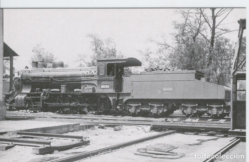 Cartes Postales: Postal 012524: Locomotora de vapor 040-2323 en Campo Sepulcro ( Zaragoza), a&ntilde;os sesenta - Varios