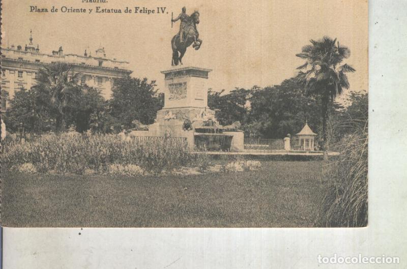 Postais: Postal 013000: Madrid, Plaza de Oriente y estatua de Felipe IV - Varios