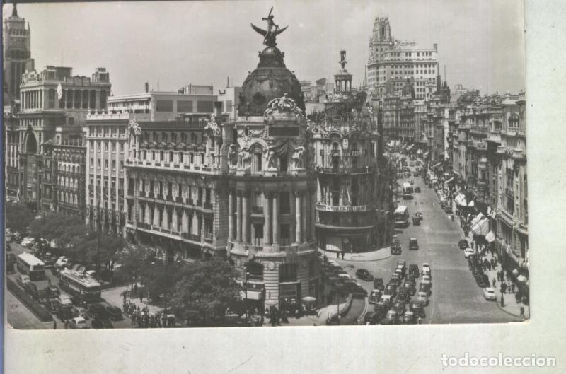 Postcards: Postal 012950: Madrid, El Fenix, calle Alcala y Avda jose antonio - Varios
