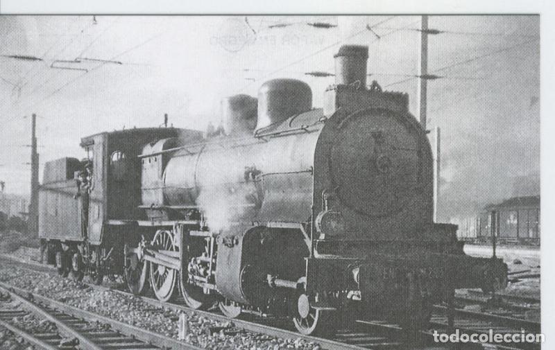Cartoline: Postal 012693: Locomotora de vapor 140-2303, estacion Oporto, a&ntilde;o 1960 - Varios