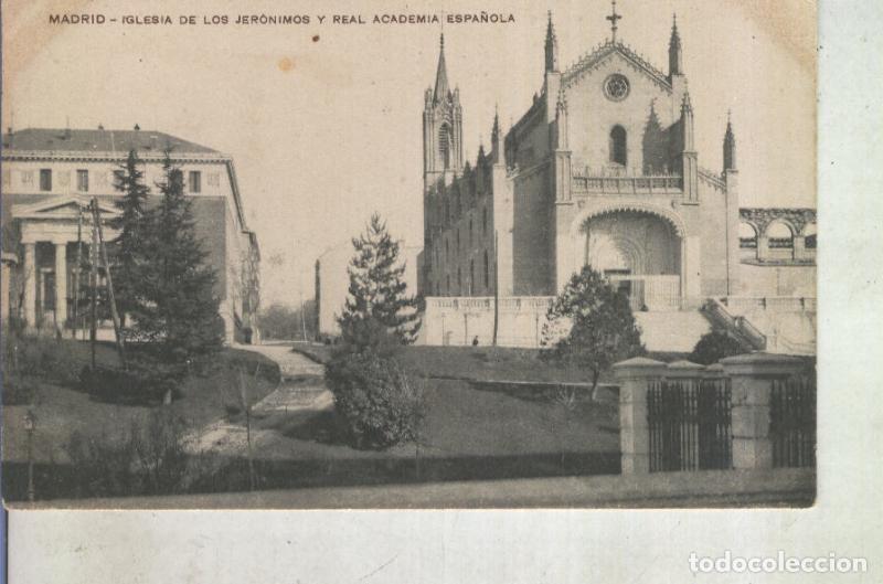 Postales: Postal 012992: Madrid, Iglesia de los Jeronimos y Real Academia Espa&ntilde;ola - Varios