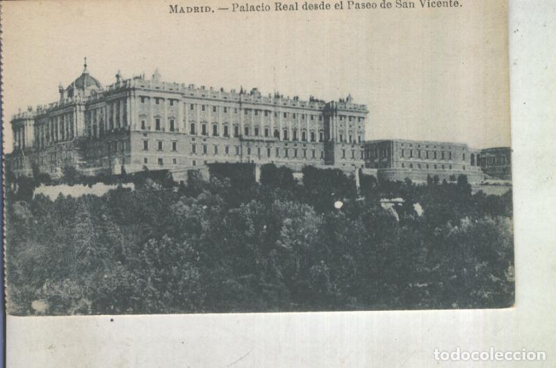 Postales: Postal 013018: Madrid, Palacio Real desde el paseo de san vicente - Varios