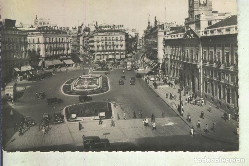 Postkarten: Postal 013309: Puesta del Sol en Madrid - Varios