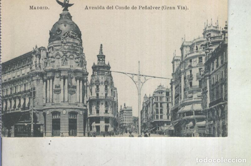 Postcards: Postal 013027: Madrid, Avenida del Conde de Pe&ntilde;alver (Gran Via) - Varios