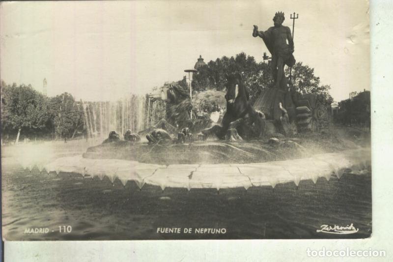 Postales: Postal 013294: Fuente de Neptuno de Madrid - Varios