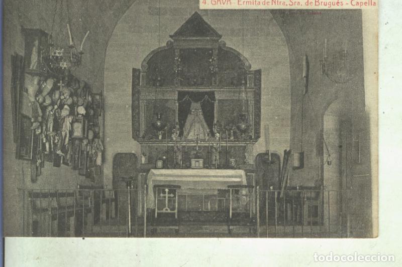 Postales: Postal 014034: Capilla de la ermita de Nuestra Se&ntilde;ora de Brugues en Gava, Barcelona - Varios