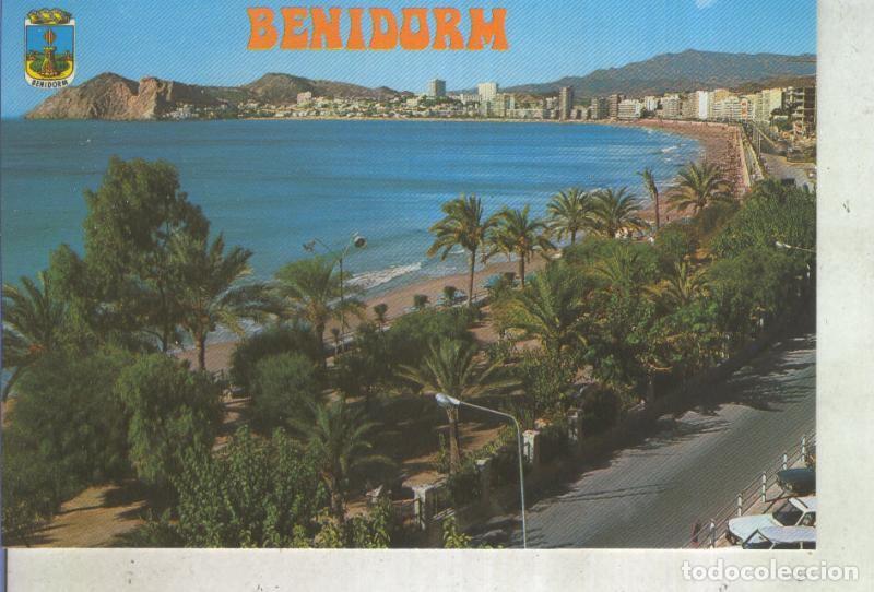 Postales: Postal 013643: Parque y Playa de Poniente de Benidorm, Alicante - Varios