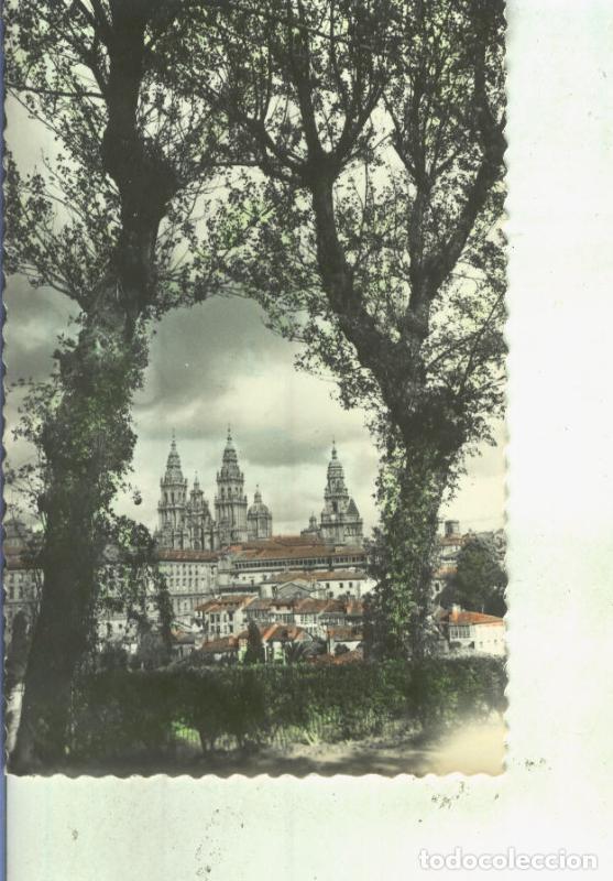 Postales: Postal 014029: Vista desde el paseo de la herradura de Santiago de Compostela - Varios