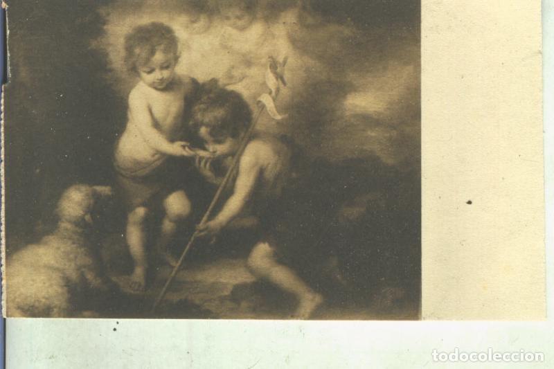 Postais: Postal 014038: Jesus y San Juan, los ni&ntilde;os de la concha de Murillo - Varios