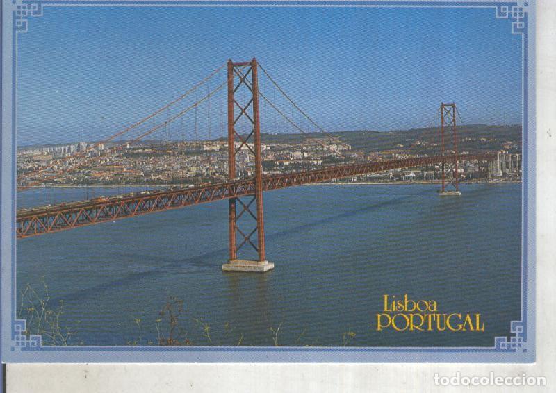 Postcards: Postal 014107: Puente sobre el Tajo en Lisboa, Portugal - Varios