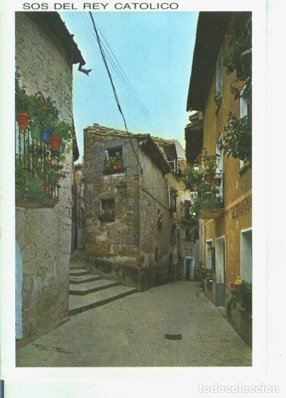 Postais: Postal 014363: Calle de Fernando el Catolico en SOS del Rey Catolico, Zaragoza - Varios